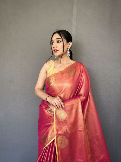 Rose Gold Saree