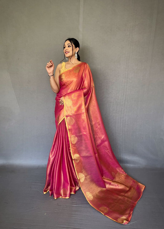 Rose Gold Saree