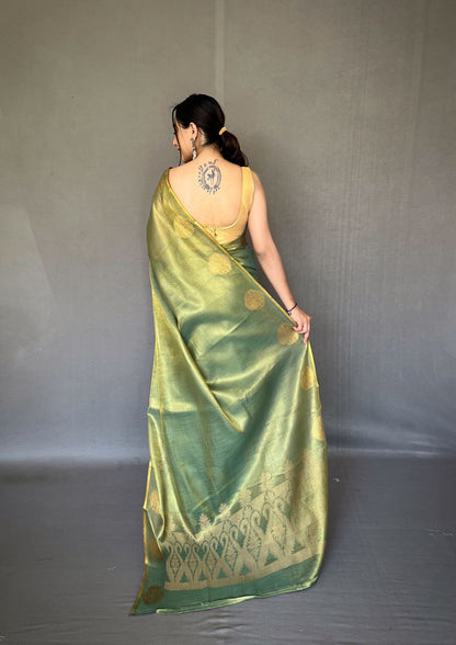 Verdant Whisper Saree