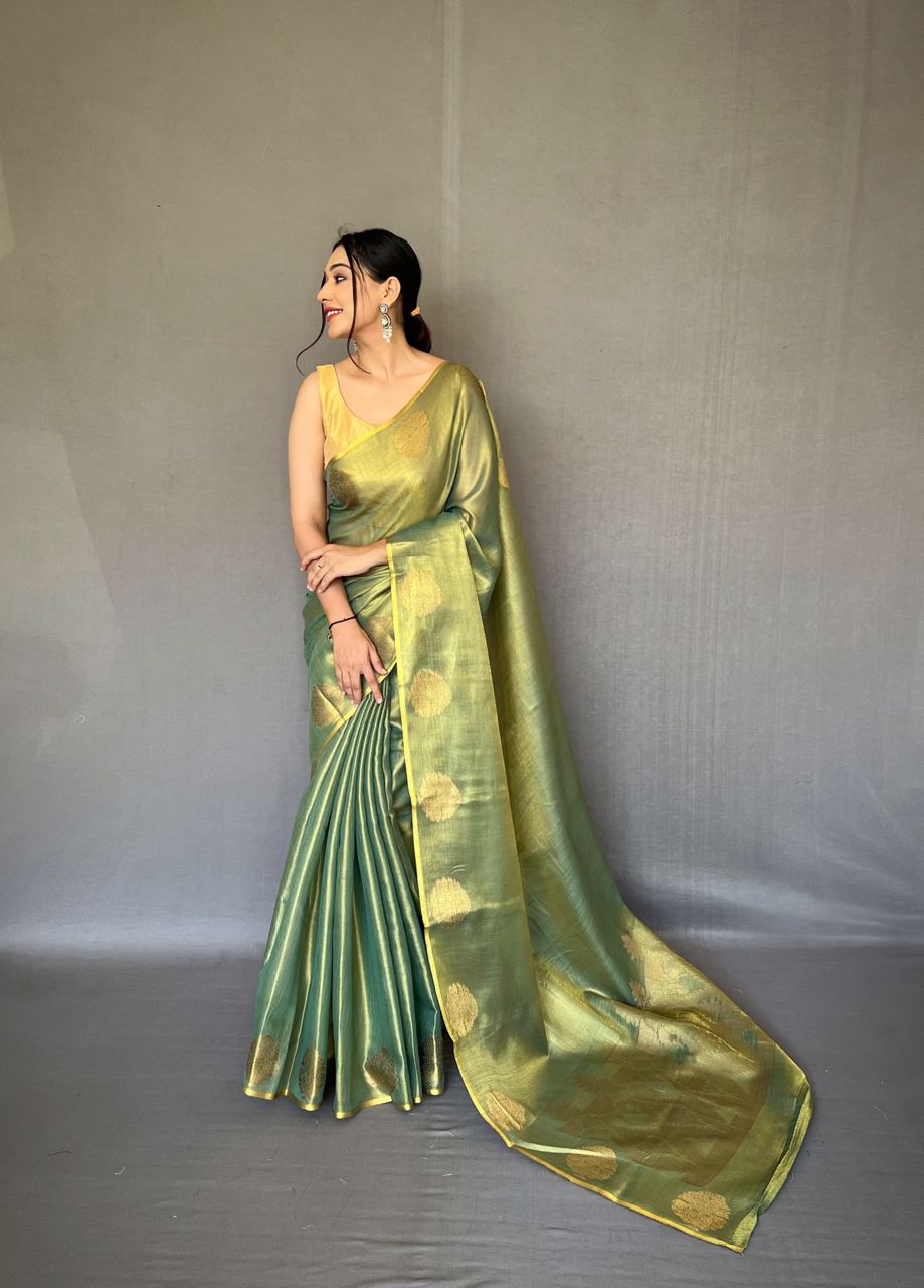 Verdant Whisper Saree