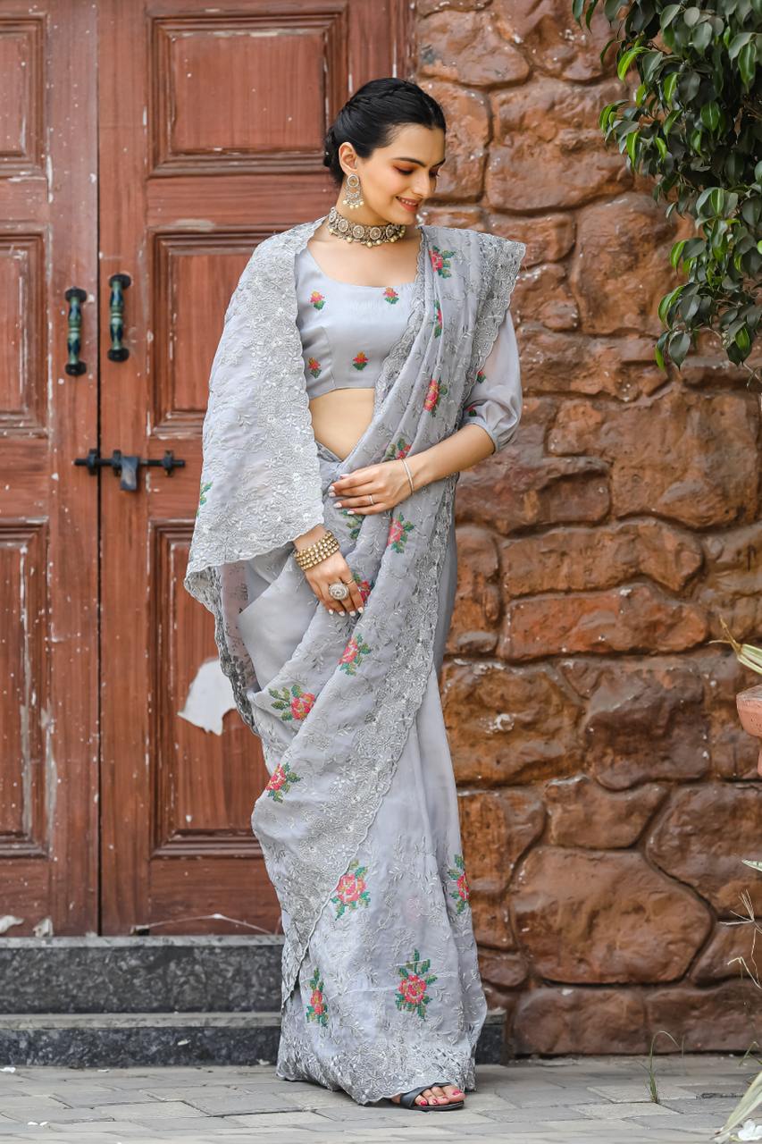 Jade Jewel Saree