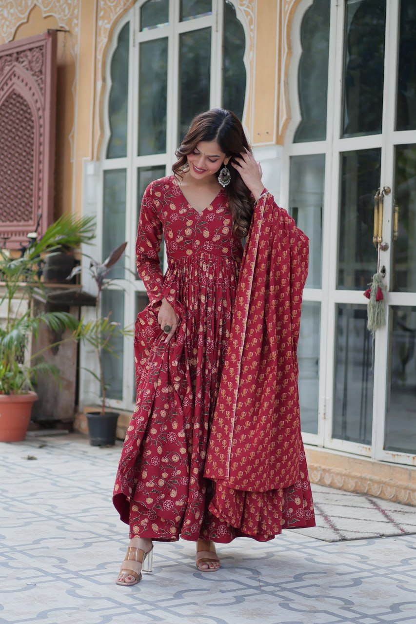 Crimson Tide Kurta Set