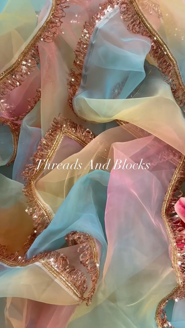 Celestial Bloom Saree