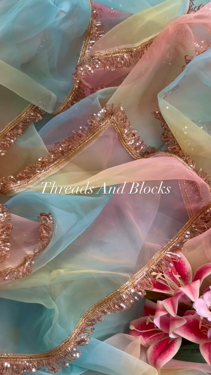 Celestial Bloom Saree