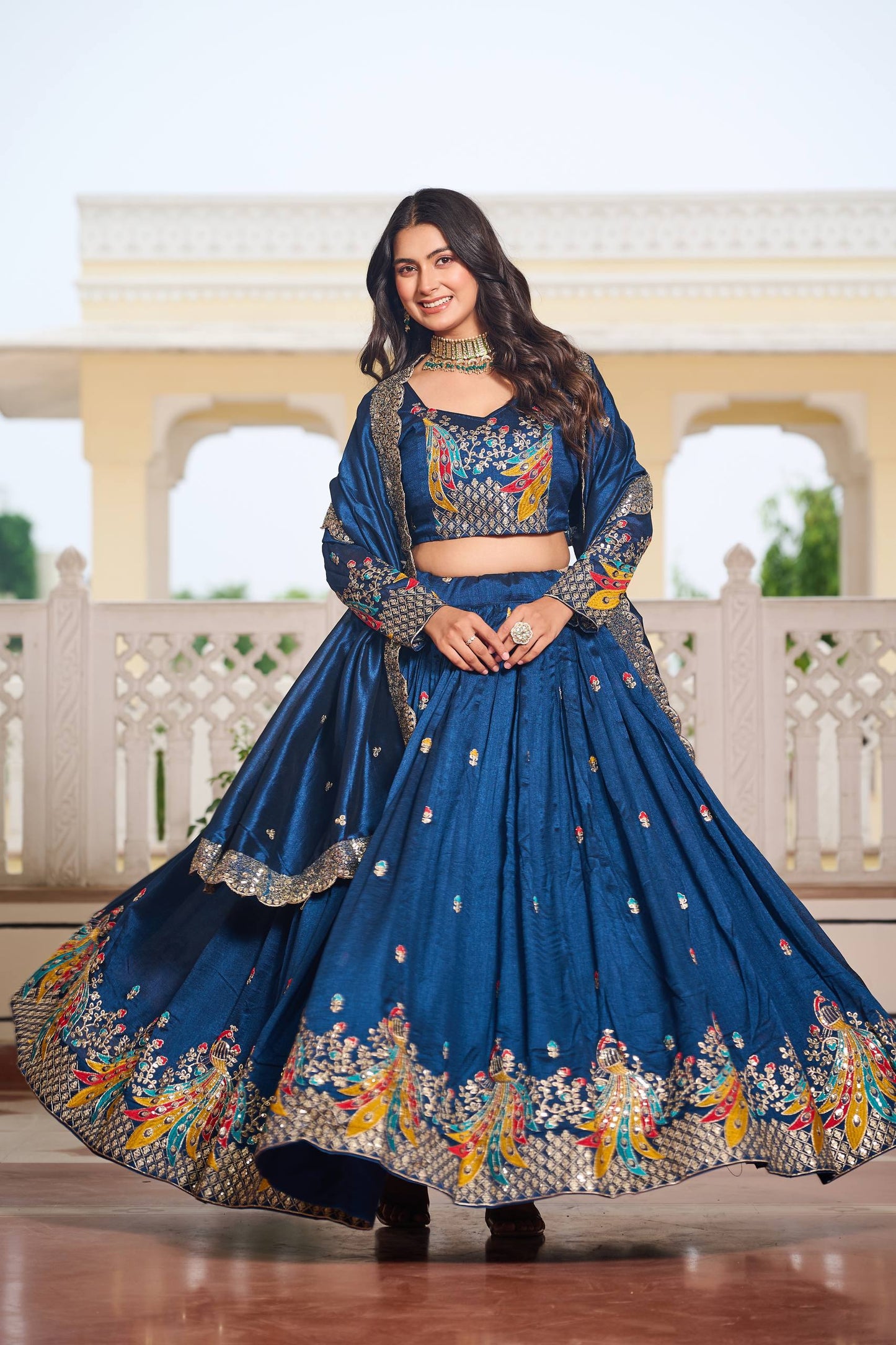 Peacock Lehengas