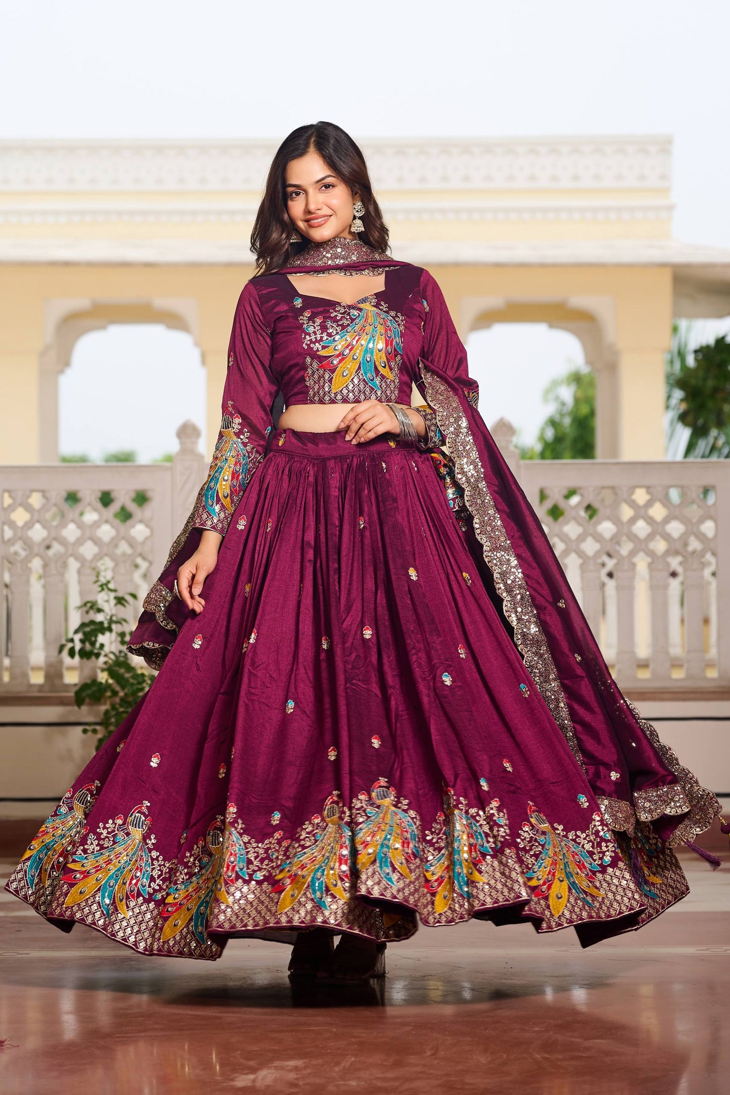 Peacock Lehengas