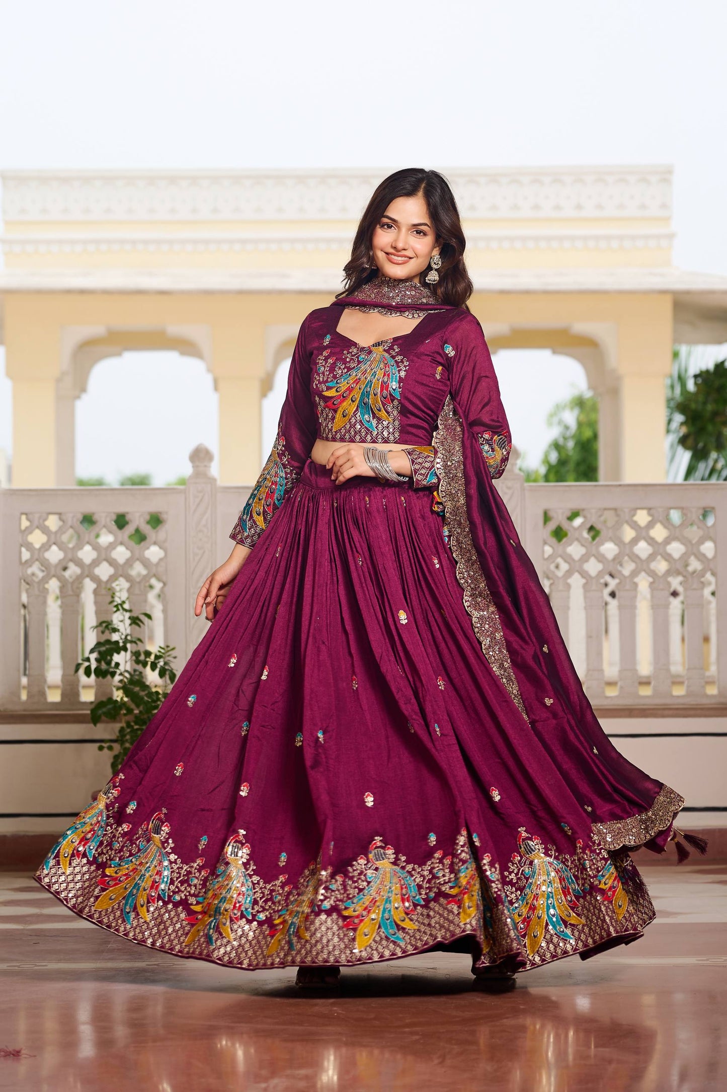 Peacock Lehengas