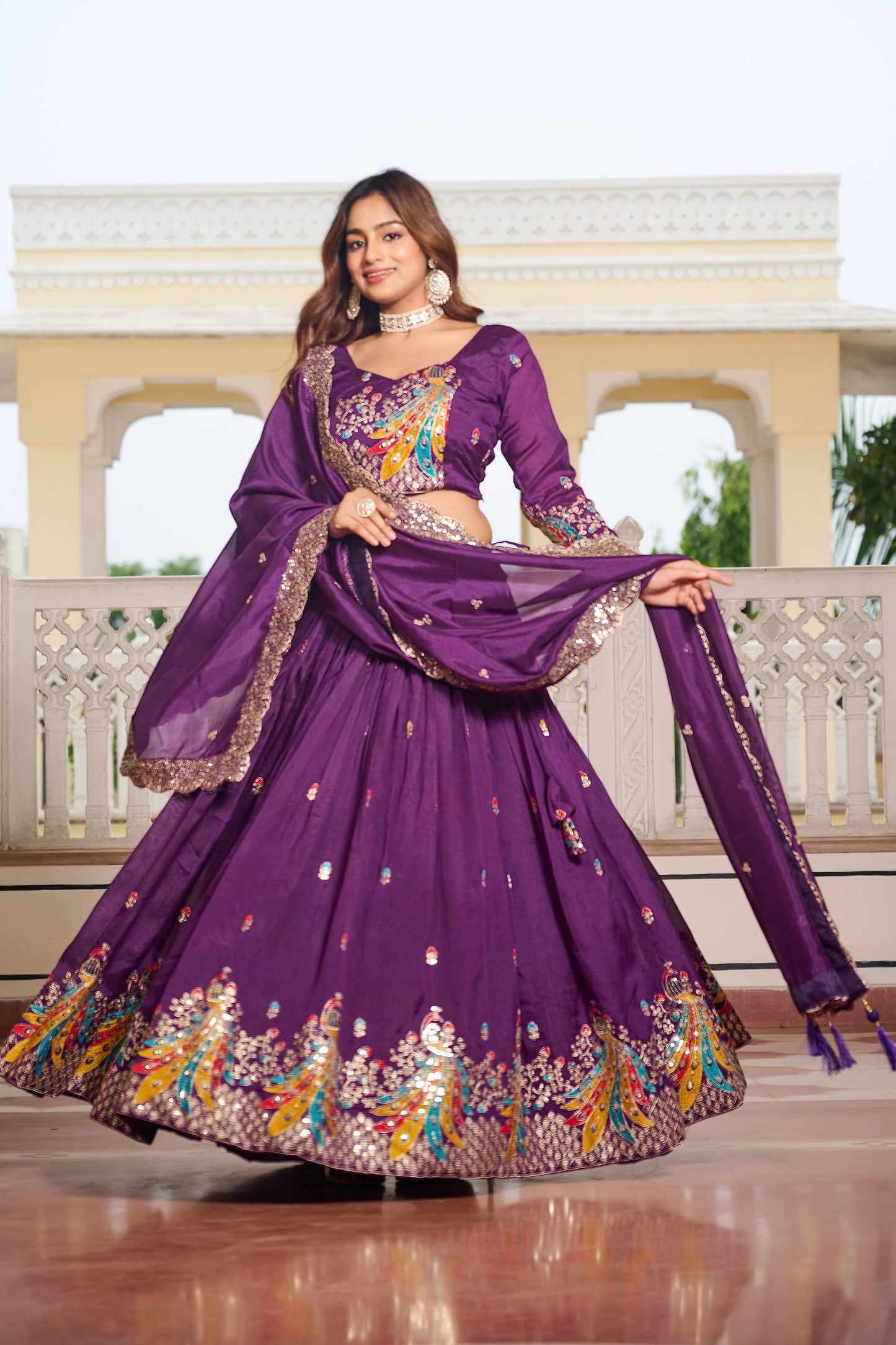 Peacock Lehengas