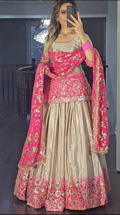 Regal Pink Lehenga Choli
