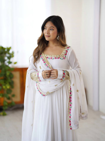 Mogra Embroidered Suit Set