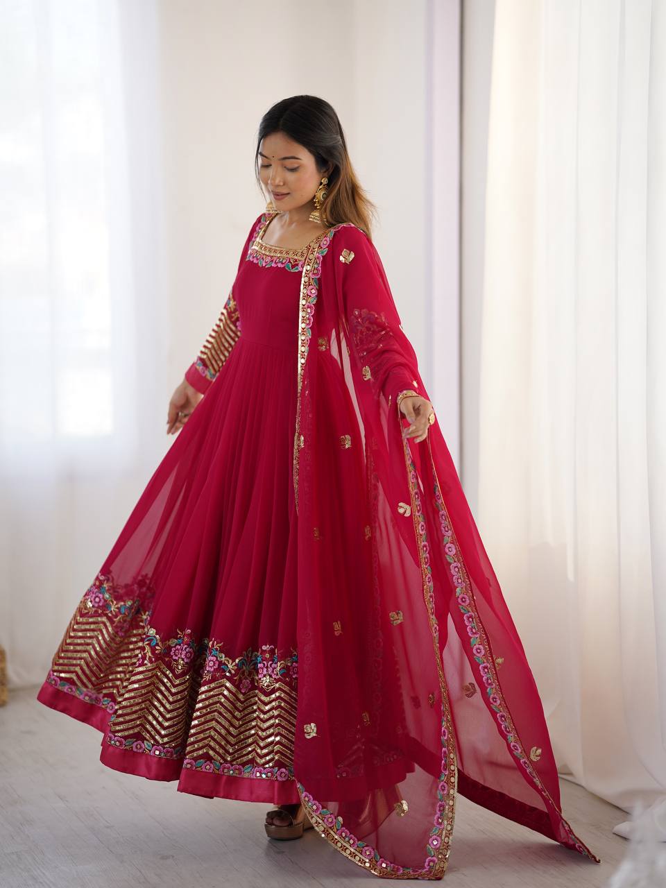 Mogra Embroidered Suit Set