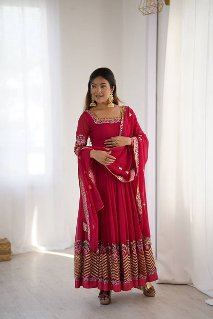 Mogra Embroidered Suit Set