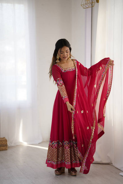 Mogra Embroidered Suit Set