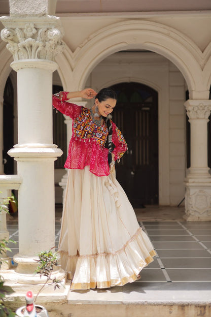 Kora Cotton with Attractive Gota-Patti Lace