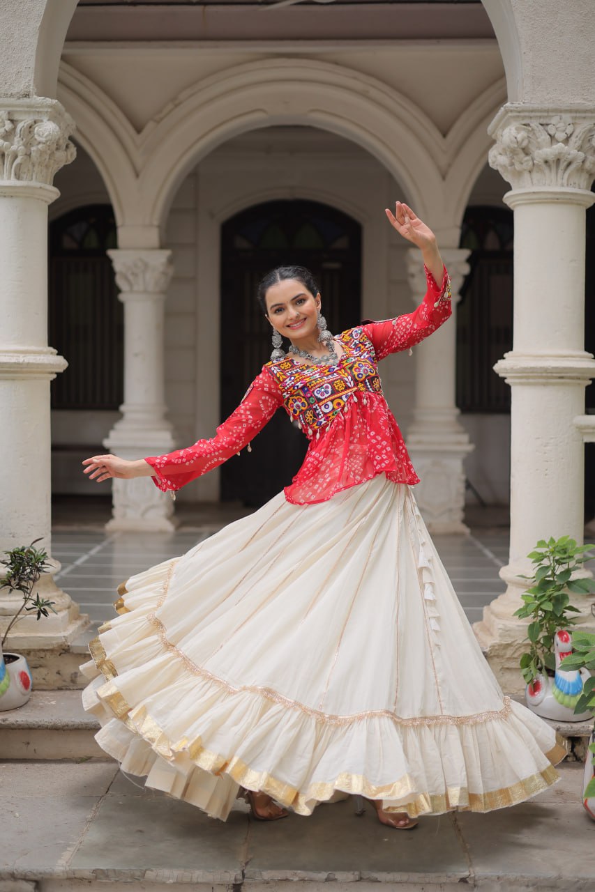 Kora Cotton with Attractive Gota-Patti Lace