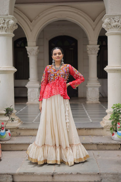 Kora Cotton with Attractive Gota-Patti Lace