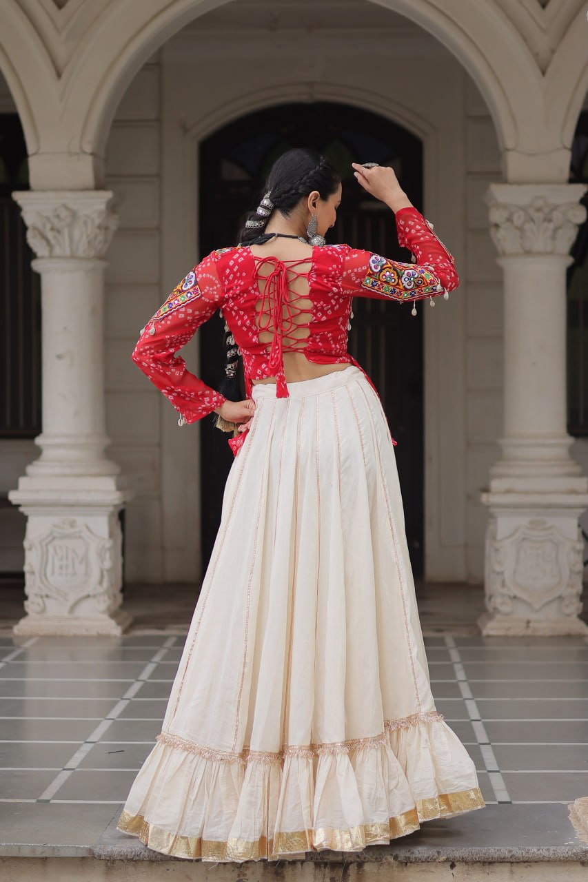 Kora Cotton with Attractive Gota-Patti Lace