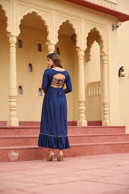 Premium Rayon with Traditional Kutchi Gamthi Work