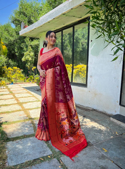 Shubhra Kesari  Saree