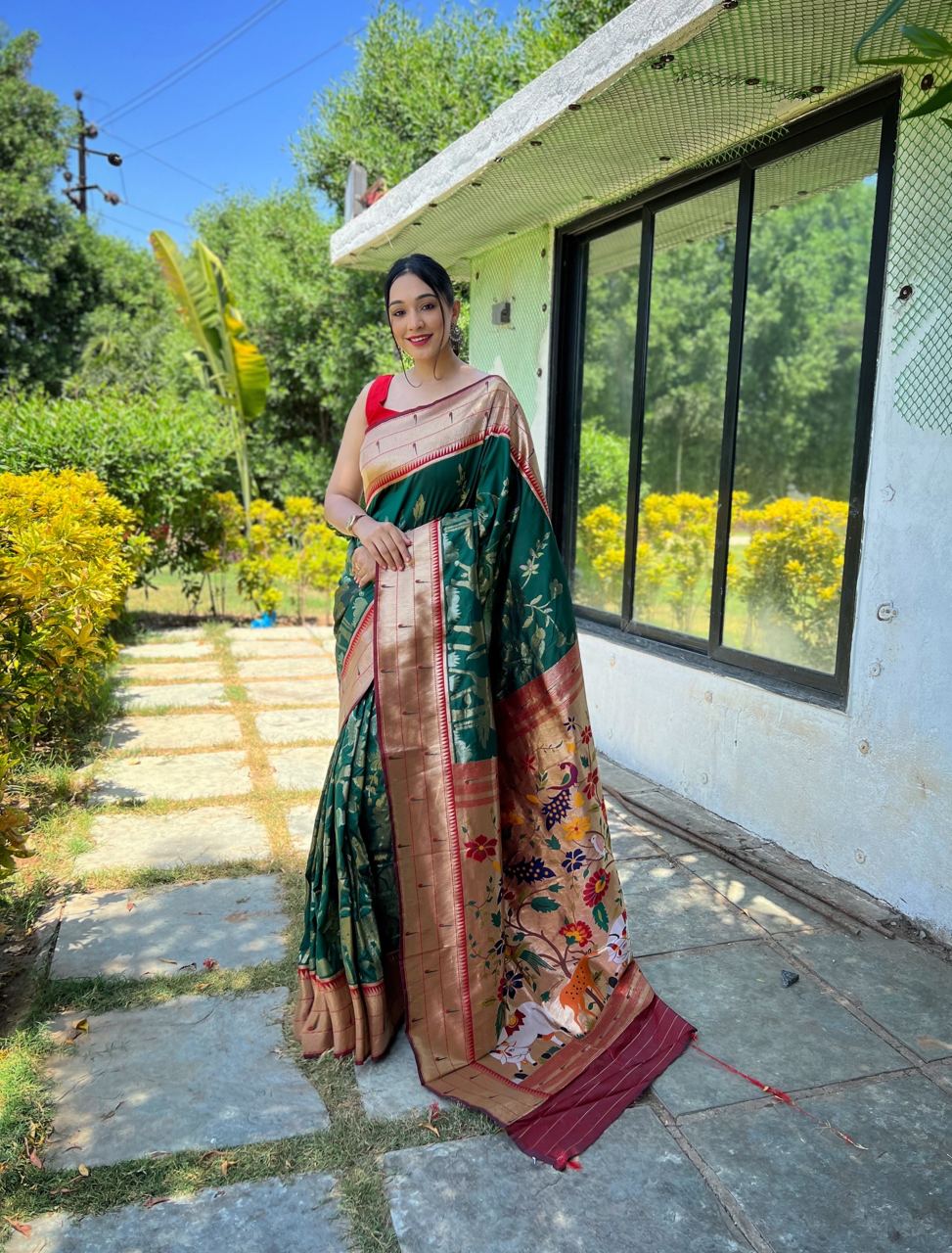 Shubhra Kesari  Saree