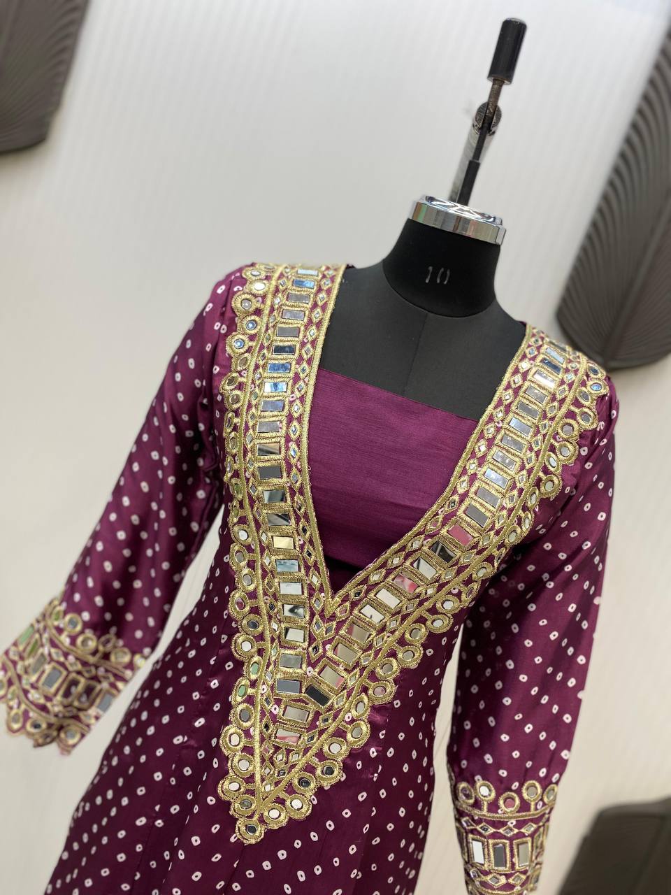 New Trendy Three-Piece Ready-to-Wear Kurta Pant with Tube Blouse