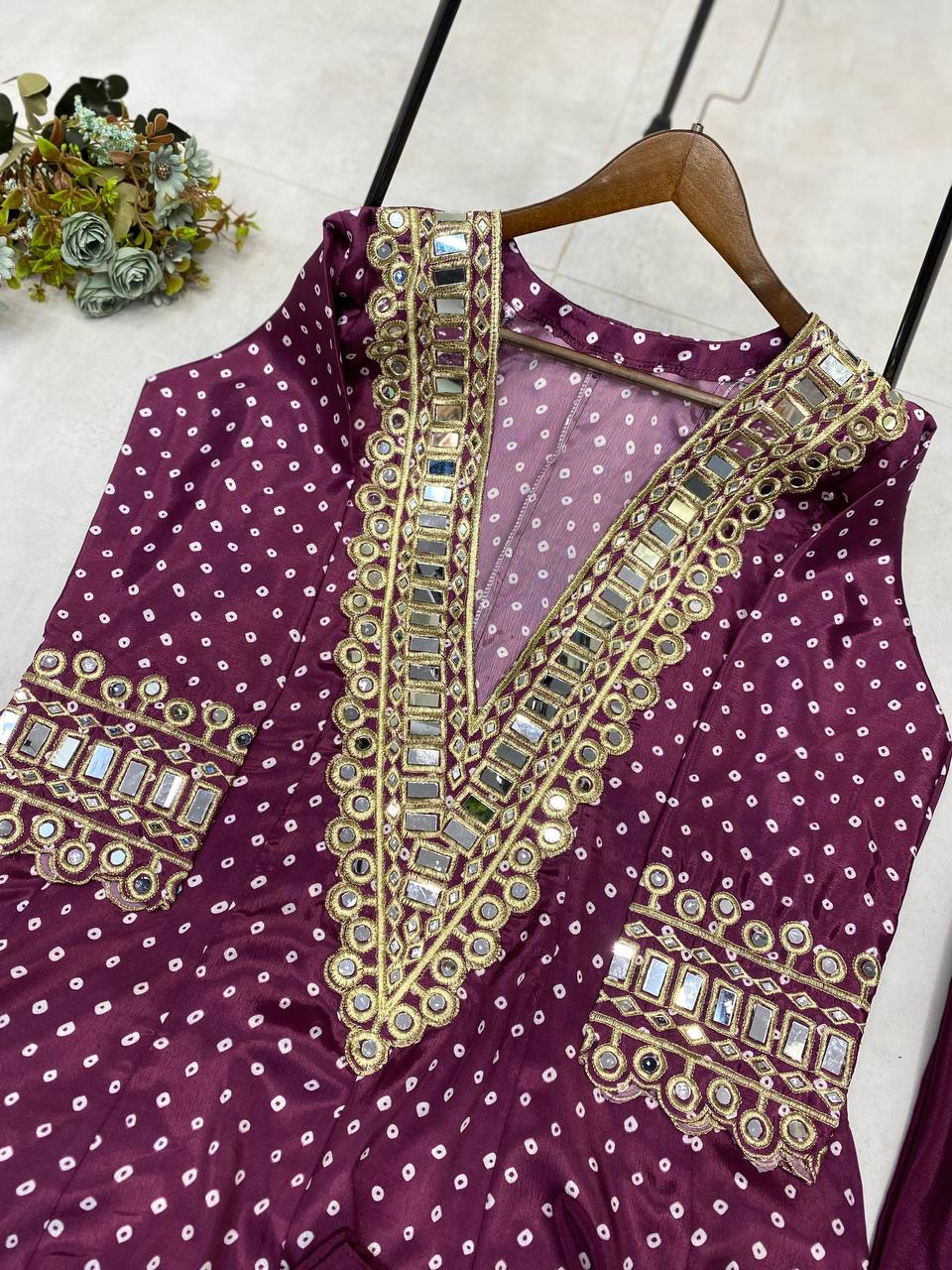 New Trendy Three-Piece Ready-to-Wear Kurta Pant with Tube Blouse
