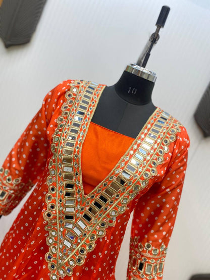 New Trendy Three-Piece Ready-to-Wear Kurta Pant with Tube Blouse