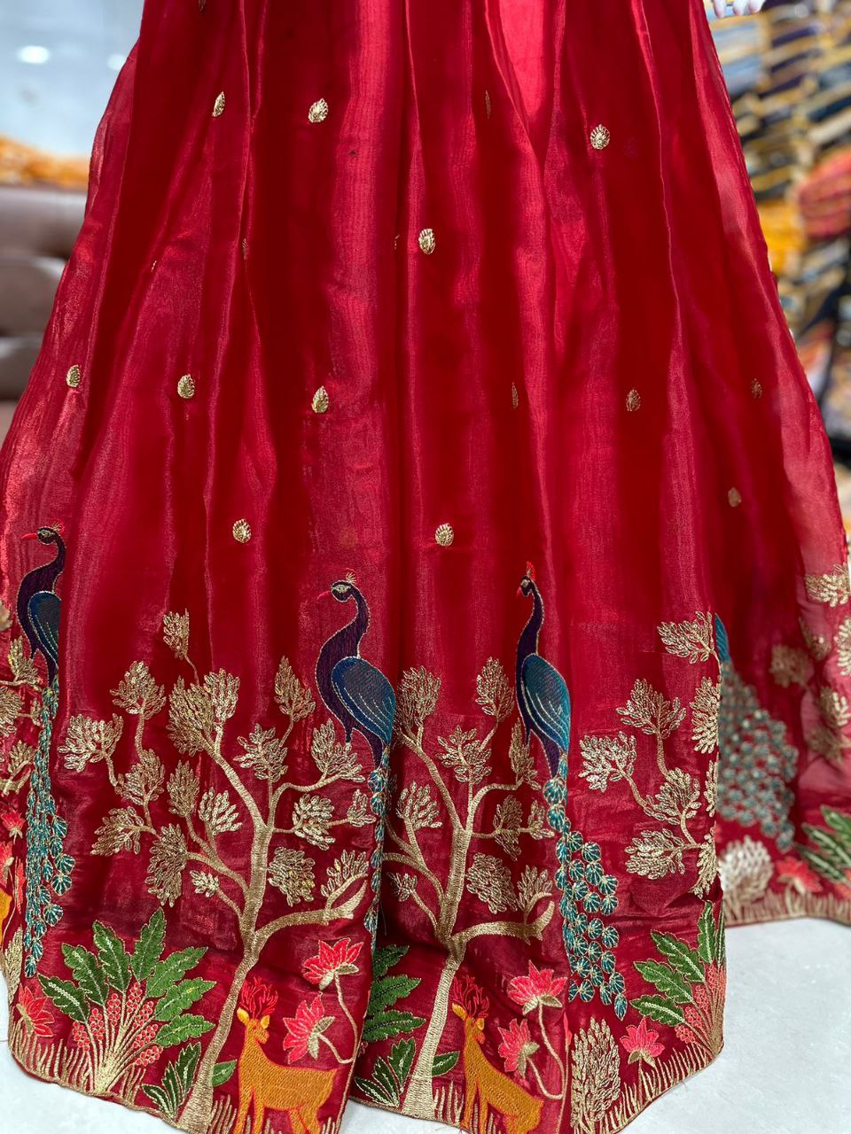 "Exquisite Jimmy Choo Lehenga Set with Sequence Embroidery"