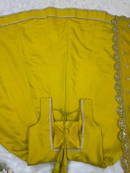 Heavy Roman Silk Gown with Dupatta